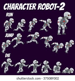 Game Kits Adventure Design (Character Sprite Robot 2)