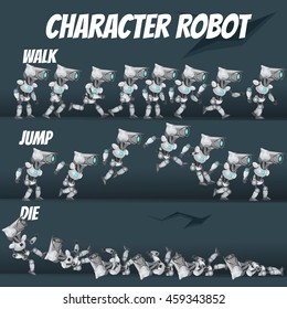 Game Kits Adventure Design (Character Sprite Robot)