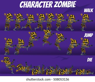 Game Kits Adventure Design (Character Sprite Mummy Zombie)