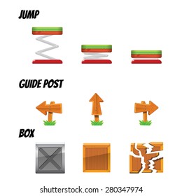 Game Kits adventure design part 8 (jump,guide post,box)