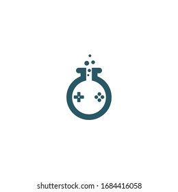 Diseño del logo de Game Lab. Concepto de diseño del logo del juego.	