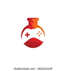 Game lab logo design. Game logo designs concept.