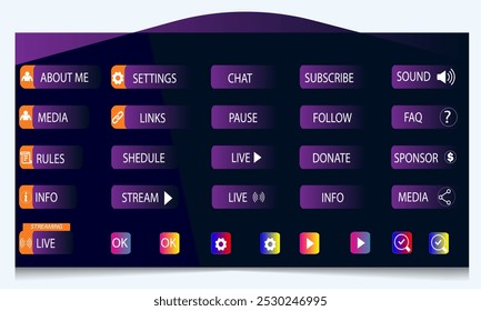 game leaderboard with abstract background vector