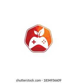 Plantilla de diseño de logotipo de juegos y hojas. Plantilla de diseño de logotipo para juegos y hojas.