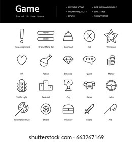 Game Line Icons