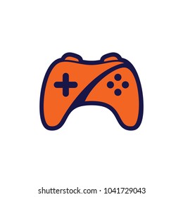 Game Logo Design Template. Stick Game Icon Logo.