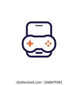 Game Logo Design Template. Vector Illustration.