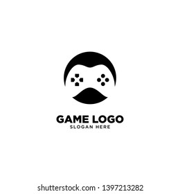 Game Logo Design Template Vector Stock Vector (Royalty Free) 1397213282 ...