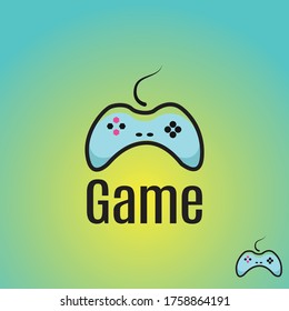Logo de la plantilla de diseño del logo del juego.