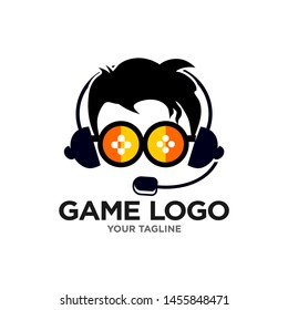 Game Logo Design Vector Template
