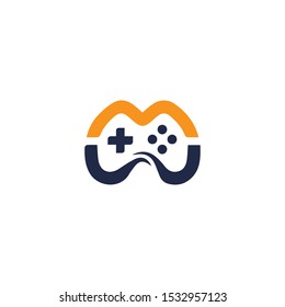 Game logo design vector template 