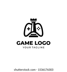 Game Logo Design Vector Template