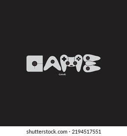 Game Logo Design Vector Template.