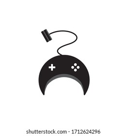 Game logo icon design template