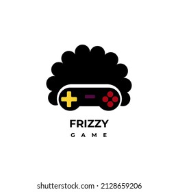 Logo del juego, con icono de palo de juego con pelo rizado único