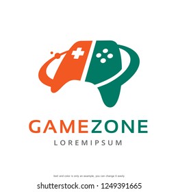 Game Logo Template Design Vector, Emblem, Concept Design, Creative Symbol, Icon