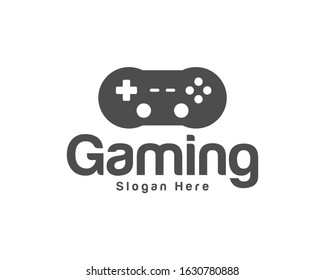 Game logo template vector. Joystick design Icon. Stylized joystick buttons. Creative design. Illustration
