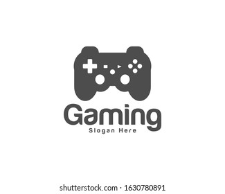 Game logo template vector. Joystick design Icon. Stylized joystick buttons. Creative design. Illustration