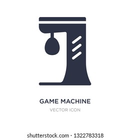 game machine icon on white background. Simple element illustration from Entertainment and arcade concept. game machine sign icon symbol design.