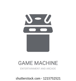 Game machine icon. Trendy Game machine logo concept on white background from Entertainment and Arcade collection. Suitable for use on web apps, mobile apps and print media.