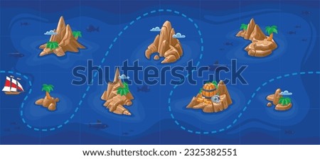 Similar – Image, Stock Photo View of an uninhabited rocky island from the ferry to Elba