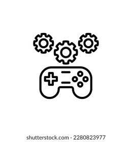 Icono de Juego Mecánico en vector. Logotipo