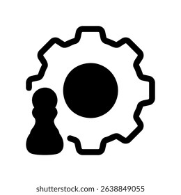Game Mechanics and Settings Represented by a Cogwheel
