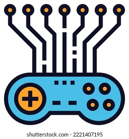 juego concepto moderno ui ux icono para sitio web, aplicación, presentación, volante, folleto, etc.