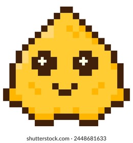 Game monster for 8-bit games. Vector icon in pixel art style