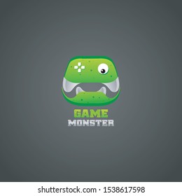 GAME MONSTER LOGO DESIGN UNIQUE
