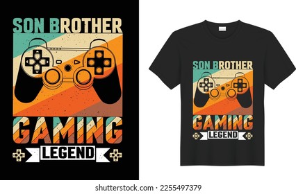 Game motivational quote typography Vector t-shirt design. Inspirational, graphics, illustration, Gaming, retro. Ready for print t-shirt, poster, Cards, Sticker, textile, blouse, black background.
.
