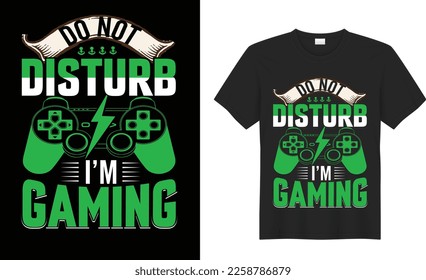 Game motivational quote typography Vector t-shirt design. Inspirational, graphics, illustration, Gaming, retro. Ready for print t-shirt, poster, Cards, Sticker, textile, blouse, black background.
.
