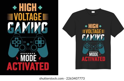 Game motivational quote typography Vector t-shirt design. Inspirational, graphics, illustration, Gaming, retro. Ready for print t-shirt, poster, Cards, Sticker, textile, blouse, black background.
.
