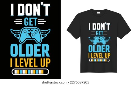 Game motivational quote typography Vector t-shirt design. Inspirational, graphics, illustration, Gaming, retro. Ready for t-shirt, poster, Cards, Sticker, textile, blouse, black background.
.
