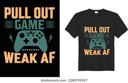 Game motivational quote typography Vector t-shirt design. Inspirational, graphics, illustration, Gaming, retro. Ready for t-shirt, poster, Cards, Sticker, textile, blouse, black background.
.
