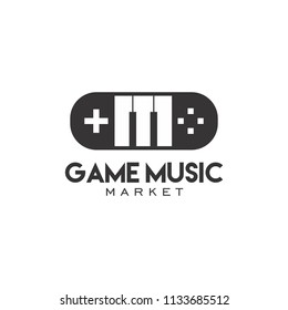 Game Music Logo Template