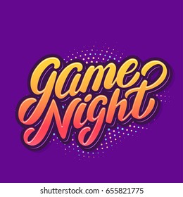 Game Night Banner.