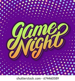 Game Night Banner.