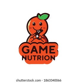 Game nutrition logo for kids