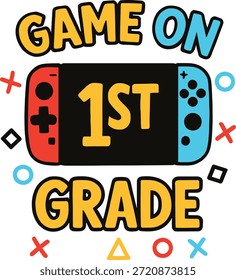 Juego en el archivo de gráficos de Vector EPS digital de 1er grado
