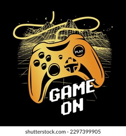 Game on Design illustration Vector