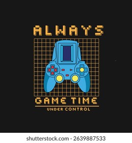 Game On Next Level Loading game pad vector graphic design