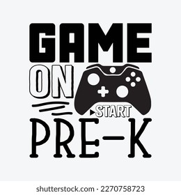 Game On Pre-K svg Designs School Cut Files