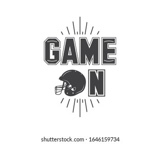 game on printable vector t shirt design