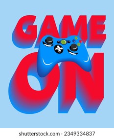 GAME ON TEXT WITH VIDEO GAME CONTROL