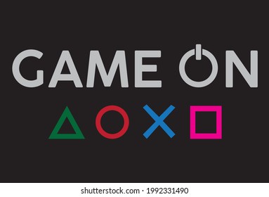 Game On Tshirt Design, Modern Style Tshirt Design