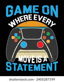 GAME ON WHERE EVERY MOVE IS A STATEMENT 2