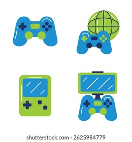 Juego en línea Elemento Ilustración vectorial