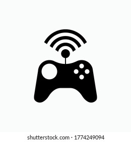 Game Online Icon. Internet Entertainment Symbol - Vector.