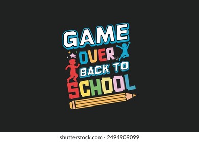 Juego sobre diseño de camiseta de vuelta a la escuela